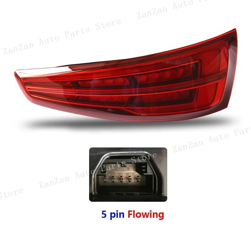 1Pcs LH LED Rear Brake Lamp Dynamic Steering Tail Light for Audi Q3 2016-2019