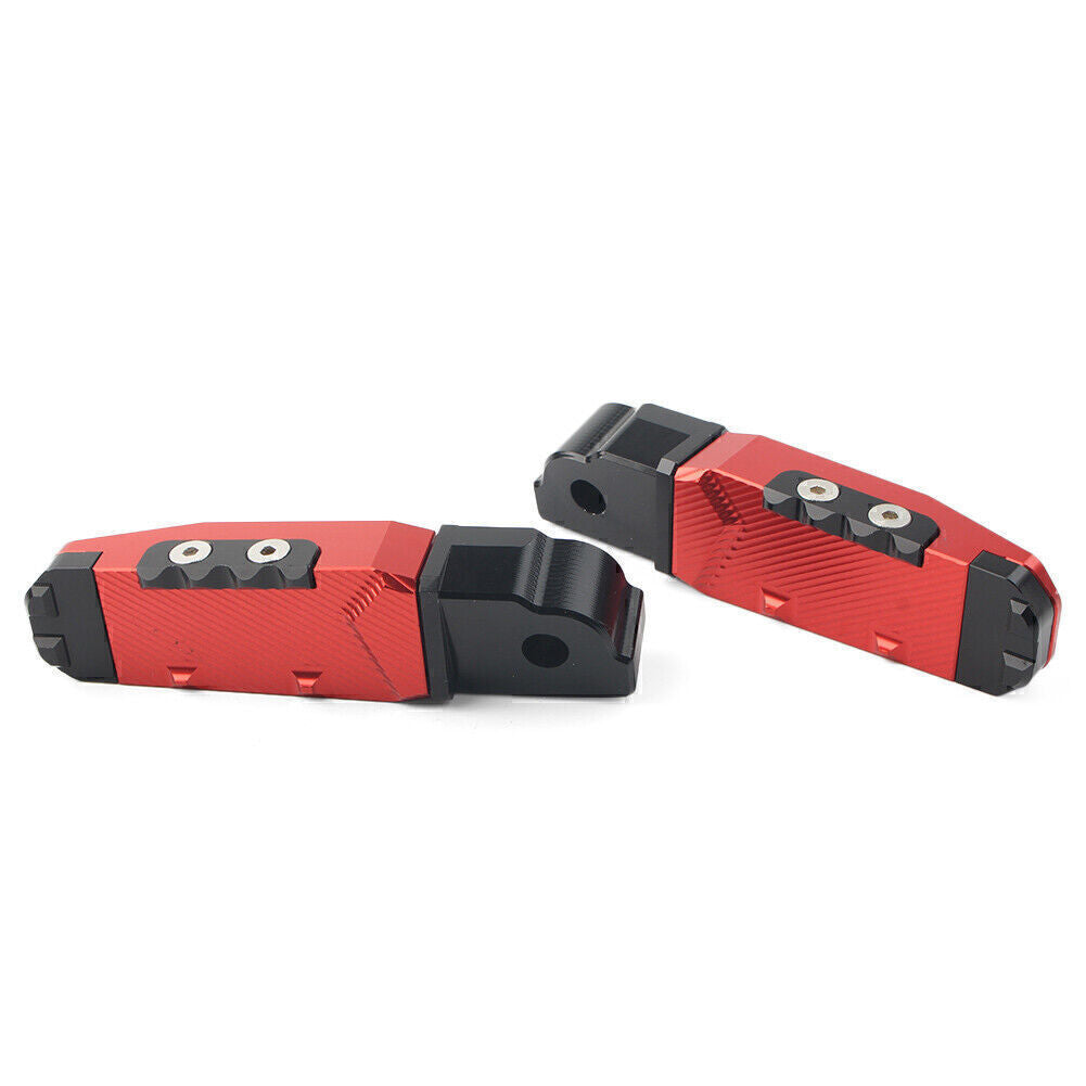 Red Aluminum Rear Passenger Footrests Foot Pegs Pedal for BMW S1000RR R HP4