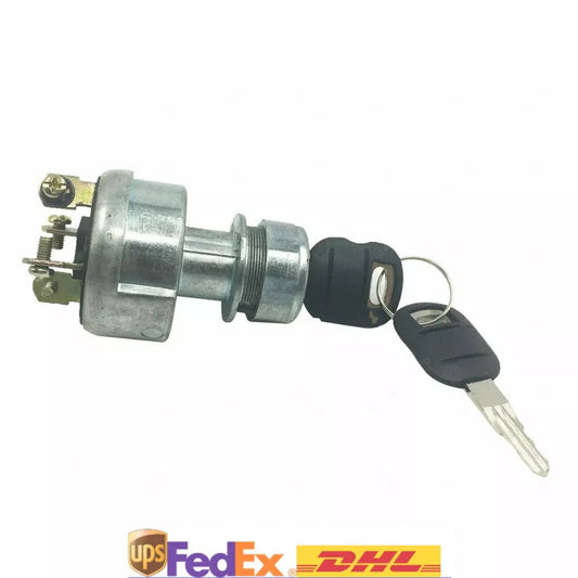 Ignition Switch 2373530 W/Key 4Terminal For CAT 303CR 305CR Engine K4N S4L2