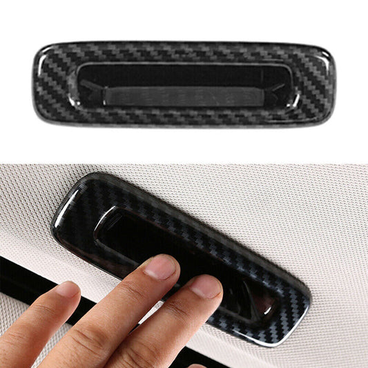 Inner Sunroof Handle Cover Decoration Trim Carbon Fiber Fit for Honda Accord 2018-21