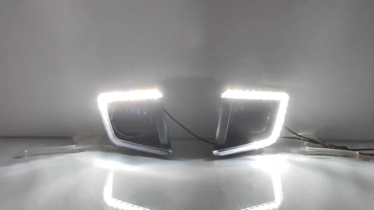 for Toyota Tundra 2014-2021 LED DRL Daytime Running Driving Light w/Turn Signal