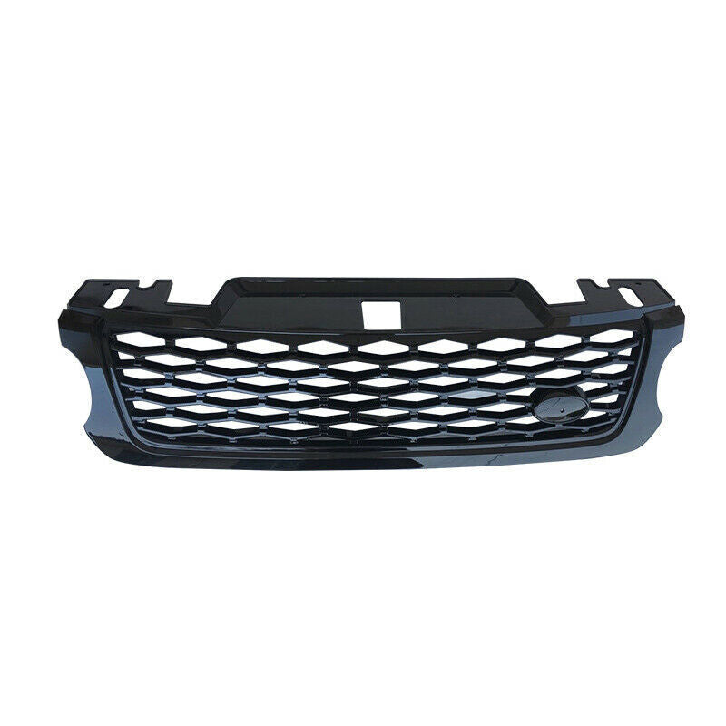 Glossy Black Front Grille Mesh Grill Replace for Range Rover Sport SVR 2014-2017