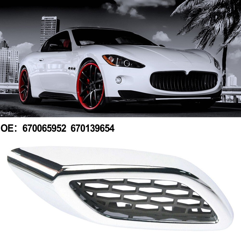 Left Lateral Air Vent Bright Chrome for Maserati for Levante 670065951 670139652