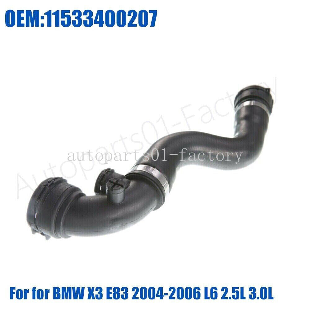11533400207 for BMW E83 X3 L6 2.5L 3.0L M54 04-06 Upper Radiator Coolant Hose