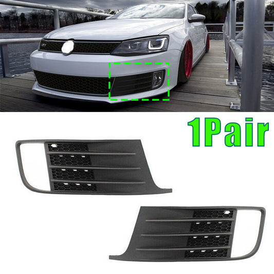 2X for VW for Jetta MK6 GLI 2012-2014 Front Bumper Fog Light Lamp Grill Cover