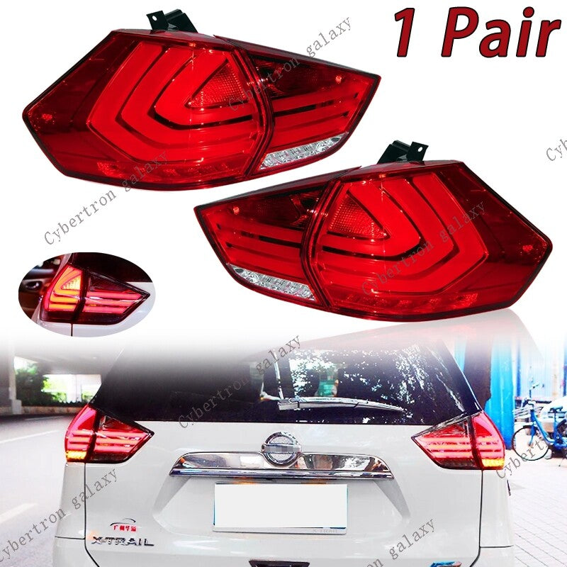 1 Set for Nissan X-trail X trail T32 2014 - 2020 Red LED TailLight Turn Signal