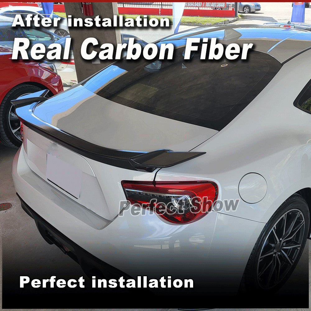 for Subaru BRZ for Toyota 86 for Scion -S 2013-20 REAL Carbon Rear Trunk Spoiler Wing
