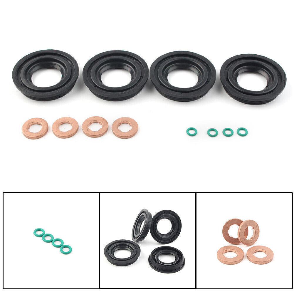 Fuel Injector Seal Kit Washer Oring Fit for Ford Transist MK7, for LAND ROVER for DEFENDER