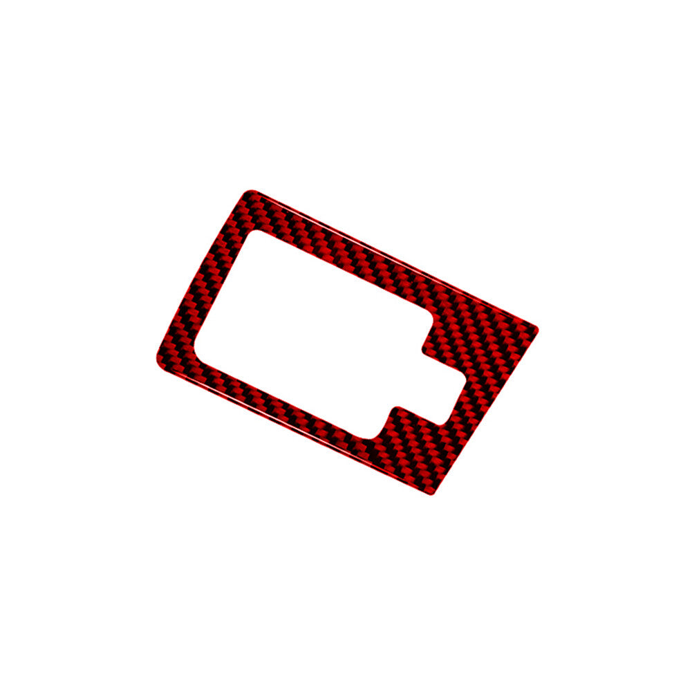 Red Carbon Fiber Speedometer Button Cover Trim for RAM Promaster 2014-2021