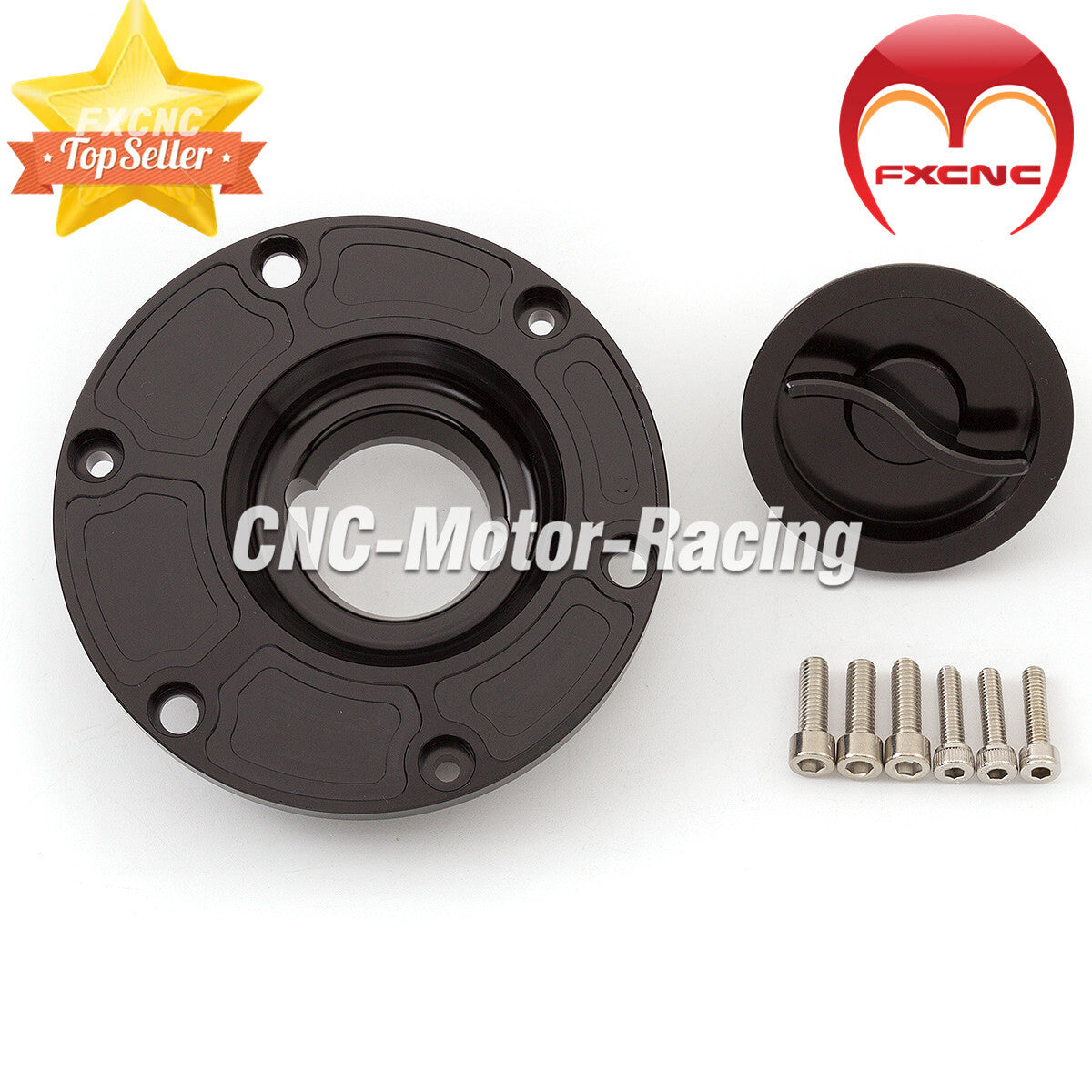 Motorcycle keyless gas cap fuel tank filler suitable for Daytona 675 2006-2007-2008