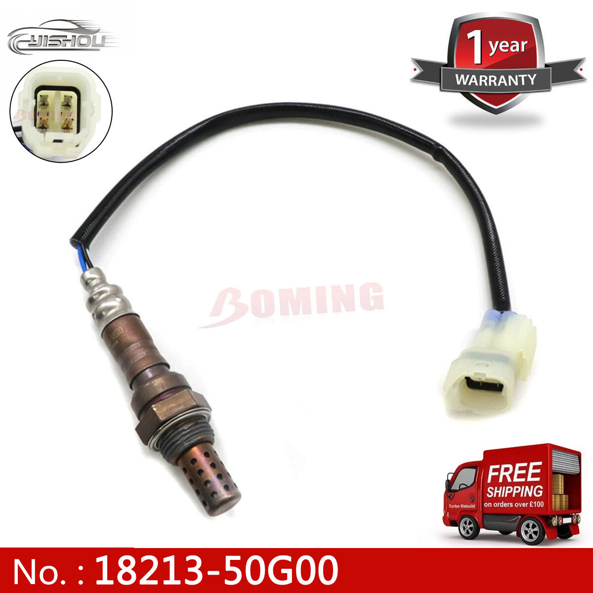 18213-50G00 is suitable for Chevrolet Metro Tracker Geo Esteem Vitara X-90 oxygen sensor.