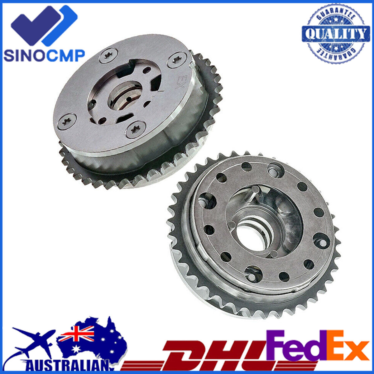 2Pcs Camshaft VVT Gear for BMW F22 F30 X4 Z4 X3 N20 2.0L 11367583818 11367583819