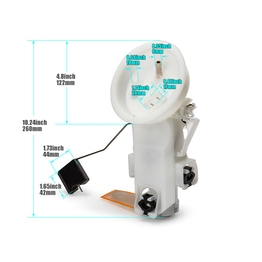 Fuel pump assembly 16141182786, suitable for BMW Z3 E36 (1996, 1997, 1998, 1999, 2000, 2001, 2002-).