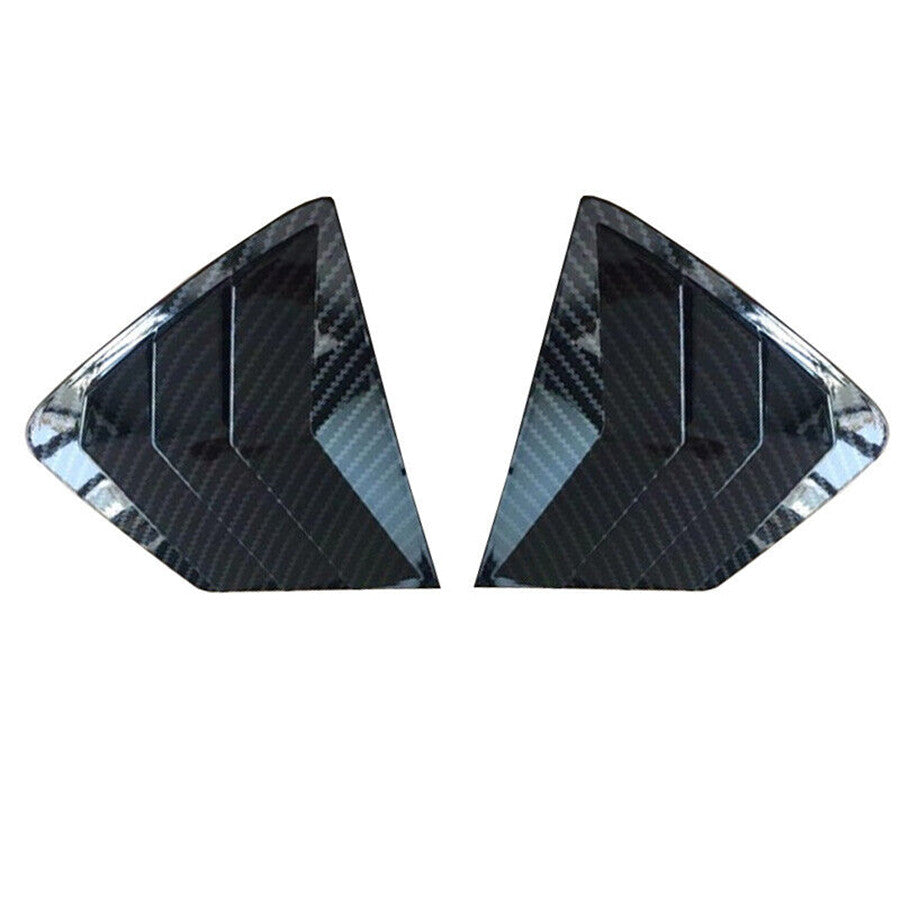 2PCS Car Side Quarter Window Vent Louver Shutter Cover for HONDA for Civic 2012-2015