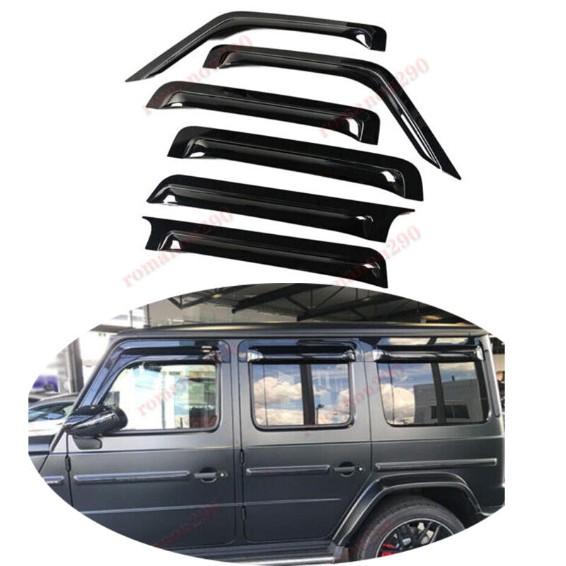for Mercedes-Benz G-Class 2019-23 Black Window Visor Vent Shades Sun Rain Guard