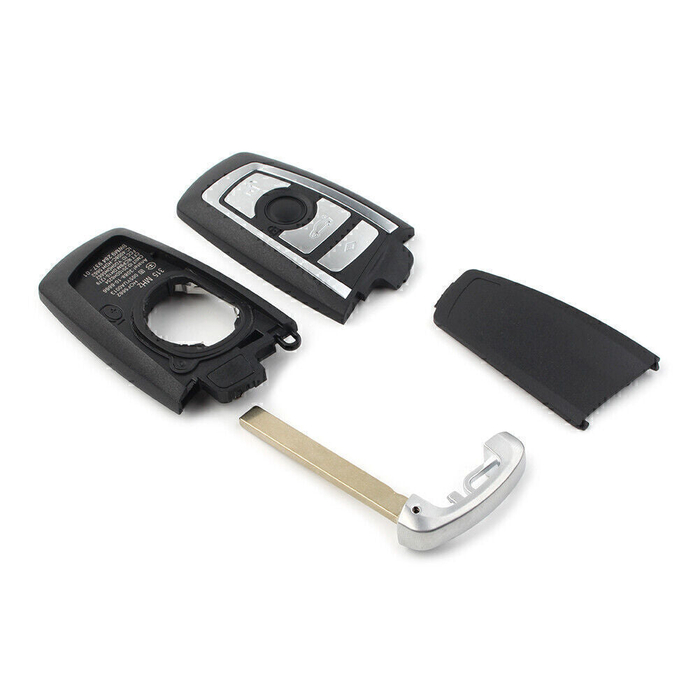 Replacement Remote Key Shell Case Fob 4 Button Fit for BMW F10 F20 F30 F40 Series