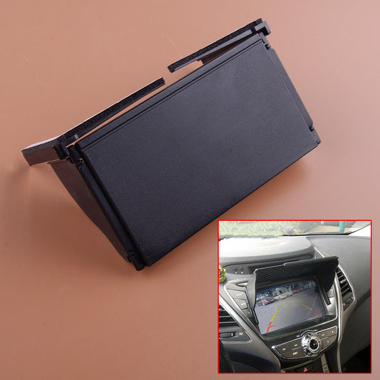 Adjustable Car GPS Navigation Stereo Radio Cover Hood Sun Visor Sunshade Plastic