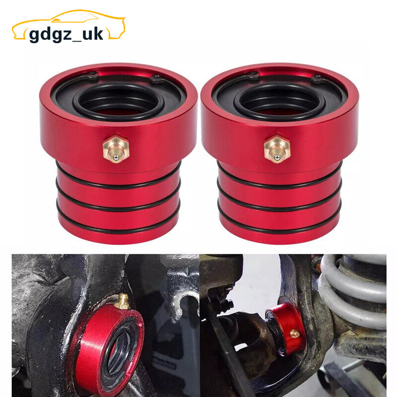 2PCS Red Front Axle Tube Seal Pair for Jeep for Wrangler JK TJ XJ ZJ MJ Dana 30/44