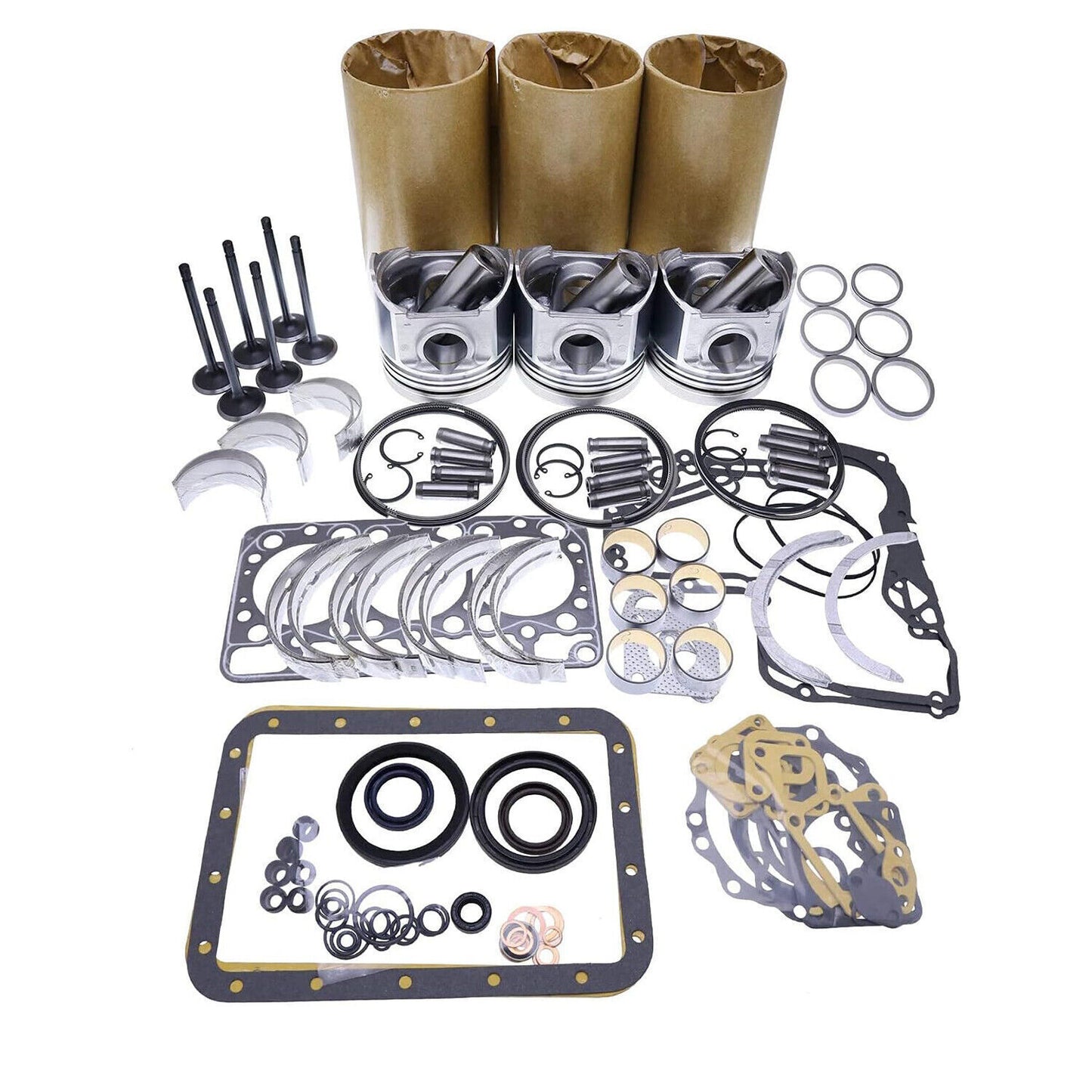 Overhaul Rebuild Kit Fit for Kubota D1402 DI Engine L2550DT L2550 L2650DTTractor