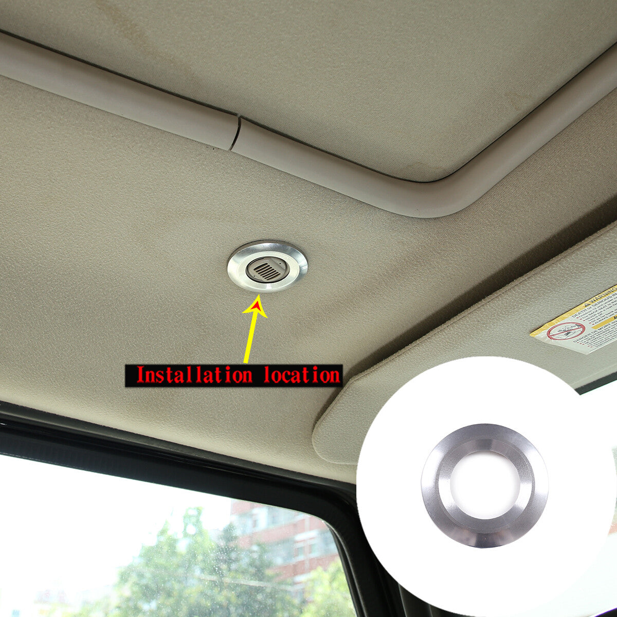 Iron car walkie-talkie bracket mounting bracket decorative left for Hummer H2 2003-2007