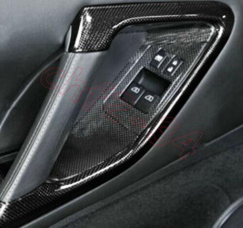 Dry Carbon Fiber Interior Door Armrest Panel Trim for Nissan GTR R35 2009-2016