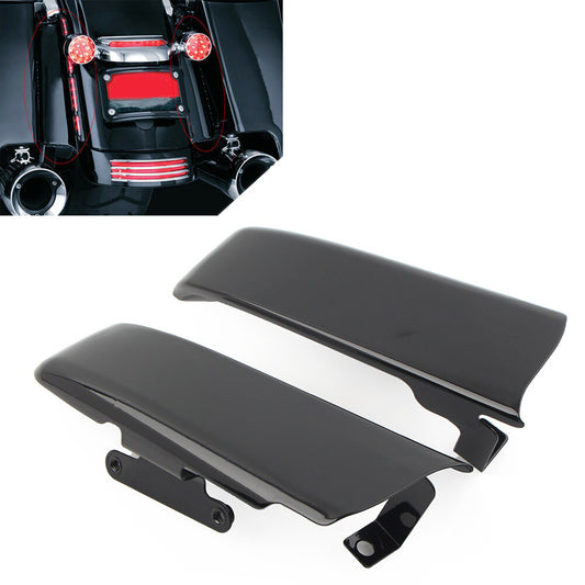 Rear Fender Saddlebag Filler Panels Fit for Harley Road King Glide 14-22 Black