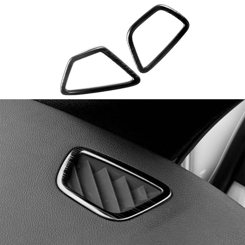 Black upper dashboard air vent trim for BMW 5 Series G30 2018-22