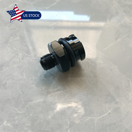 Billet Black Valve Cover Oil Cap w/ -8 AN Fitting for LSX LS1/LS6/LS2/LS3/LS7