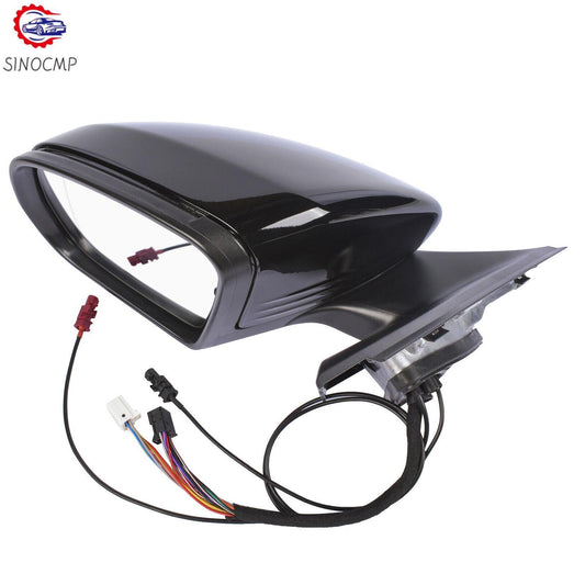 Front Left Rear View Mirror for Mercedes W205 Sedan Black 2058109701 2014-2021