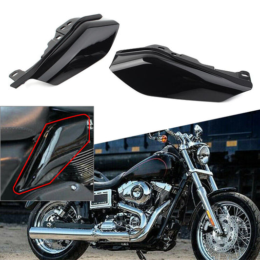 for Harley Touring Mid-Frame Air Deflector Wind Heat Shield Trim Vivid Black