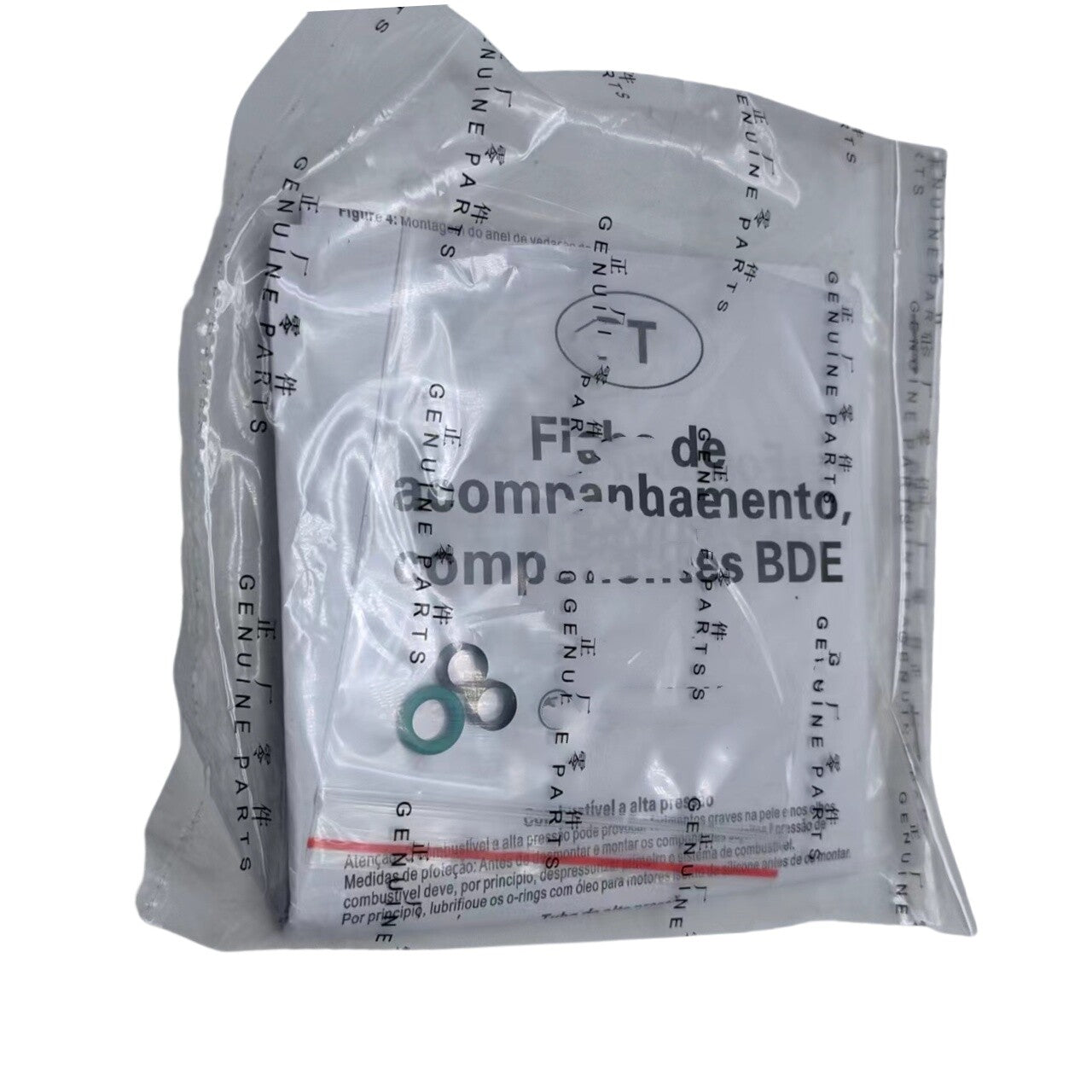 3 pieces Fit for Peugeot 208 308 for Citroen C3 C4 DS3 Fuel injector gasket assembly