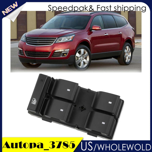 Front Left Power Window Switch For 25951963 for Chevrolet Traverse 3.6L V6 2009-2017