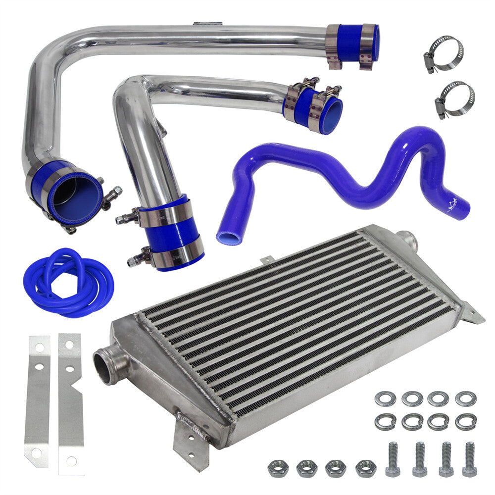 Front Mount Intercooler Kit for VW for Passat for Audi A4 B5 Quattro 1.8T 96-01 Blue