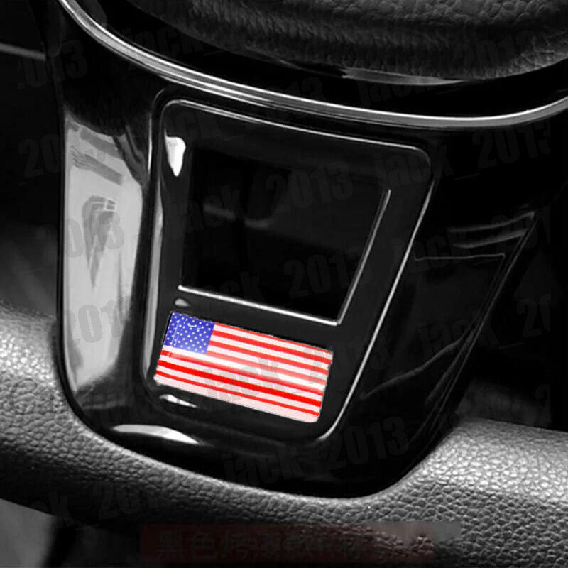 Black Steering Wheel Sequin Cover Trim for Volkswagen for VW for Golf 2013-2024