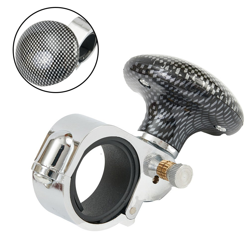 Car Auto Steering Wheel Spinner Knob Auxiliary Booster Aid-Handle Knob Black