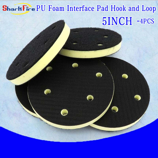 5-inch hook and loop soft sponge cushion, interface cushioning pad, soft sand pad