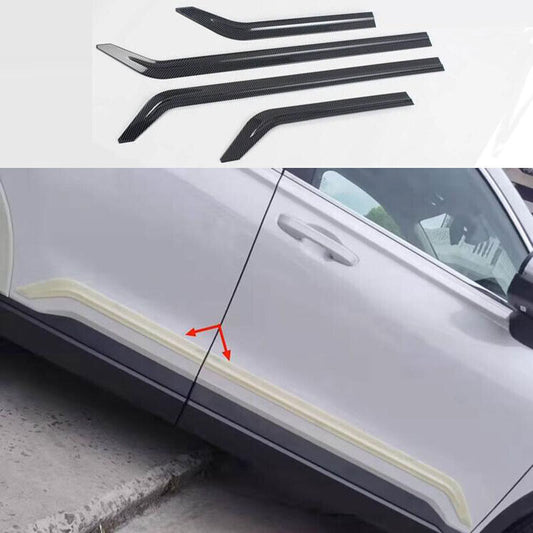 for Honda 2023-2024 CR-V Carbon Fiber Exterior Body Side Door Molding Cover Trim