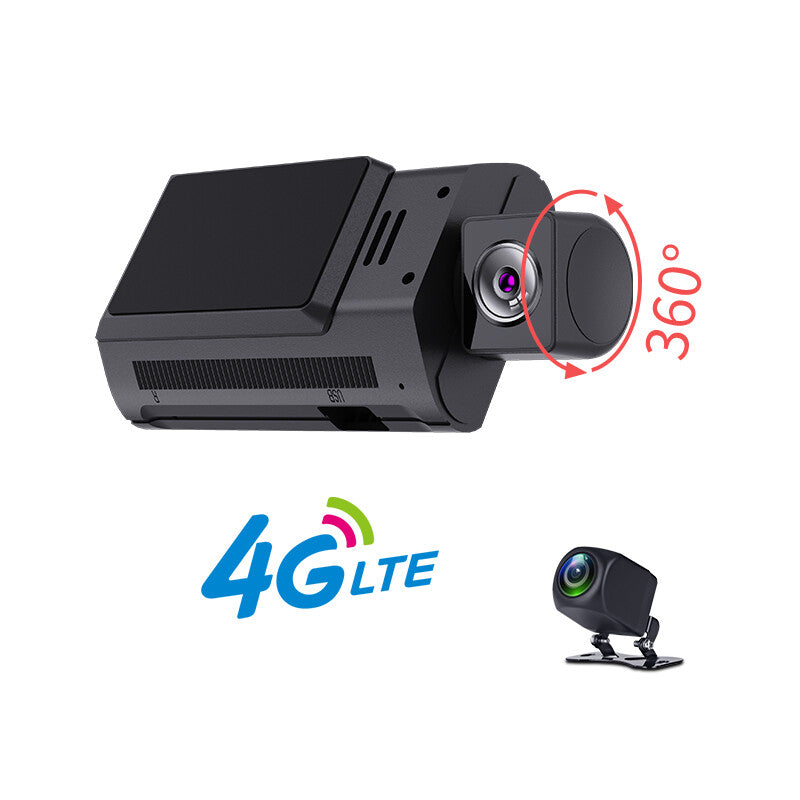 Car 4G Android Dash Cam GPS Dual Video Recorder WiFi Phone APP Monitor Camera