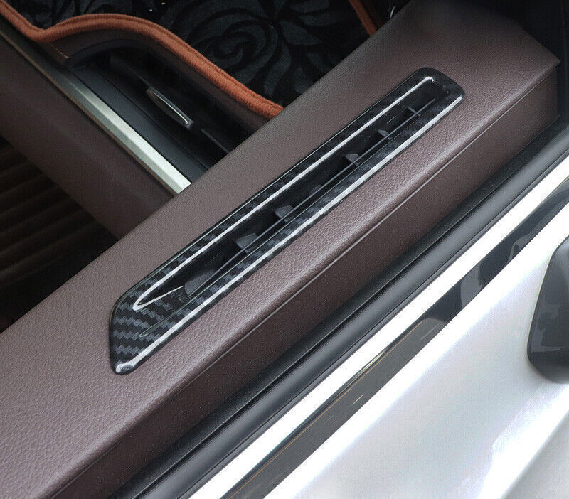 Carbon Fiber Door Upper Air Outlet Vent Trims for Lexus ES250 300h 350 2019-2023