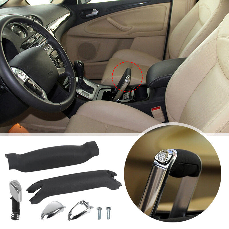 Car Parking Handbrake Stop Handle Lever Kit for Ford For Galaxy S-MAX 2006-2015