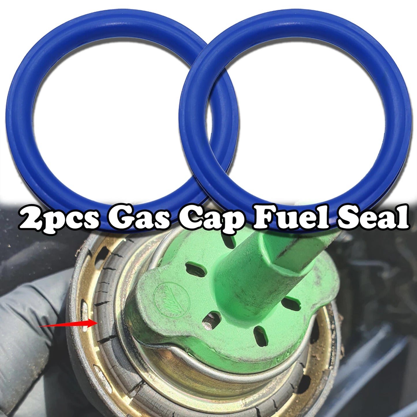 2Pcs for BMW for MINI Cooper Fuel Filler Petrol Cap Seal R50 R52 R53 E46 E60 E70 E92
