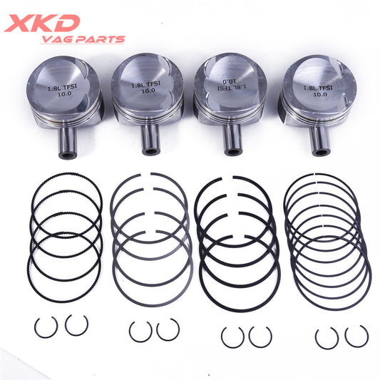1.8T EA888 Piston Assembly with Upgraded Wave Scraper Ring for Volkswagen for Passat CC