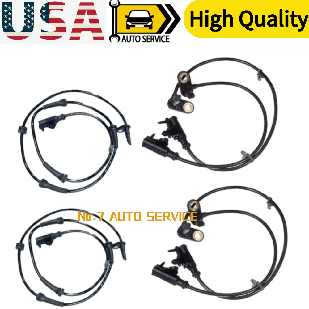 4 ABS Wheel Speed Sensor Front, Rear Left Right Fit for Infiniti G25 G35 G37 AWD