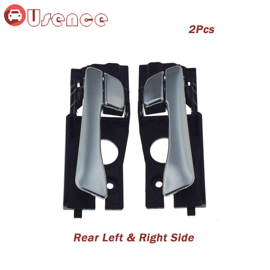 Pair Rear Left  Right Interior Door Handle for Hyundai Accent 1.6L 2012-2017
