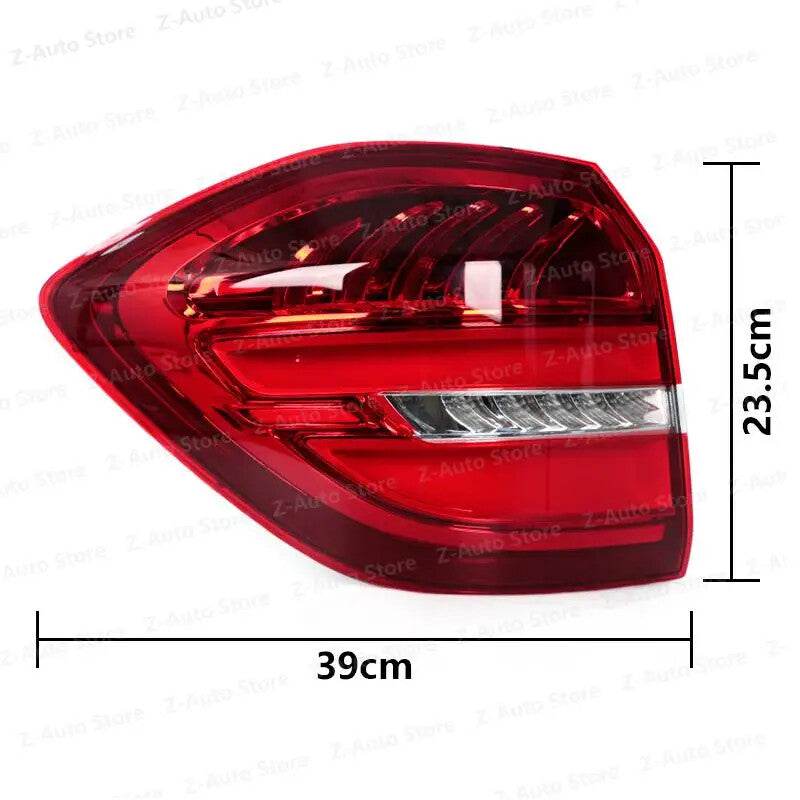 1 Pair for Mercedes-Benz GLS CLASS X166 2016-2019 LED Rear Outer Tail Light