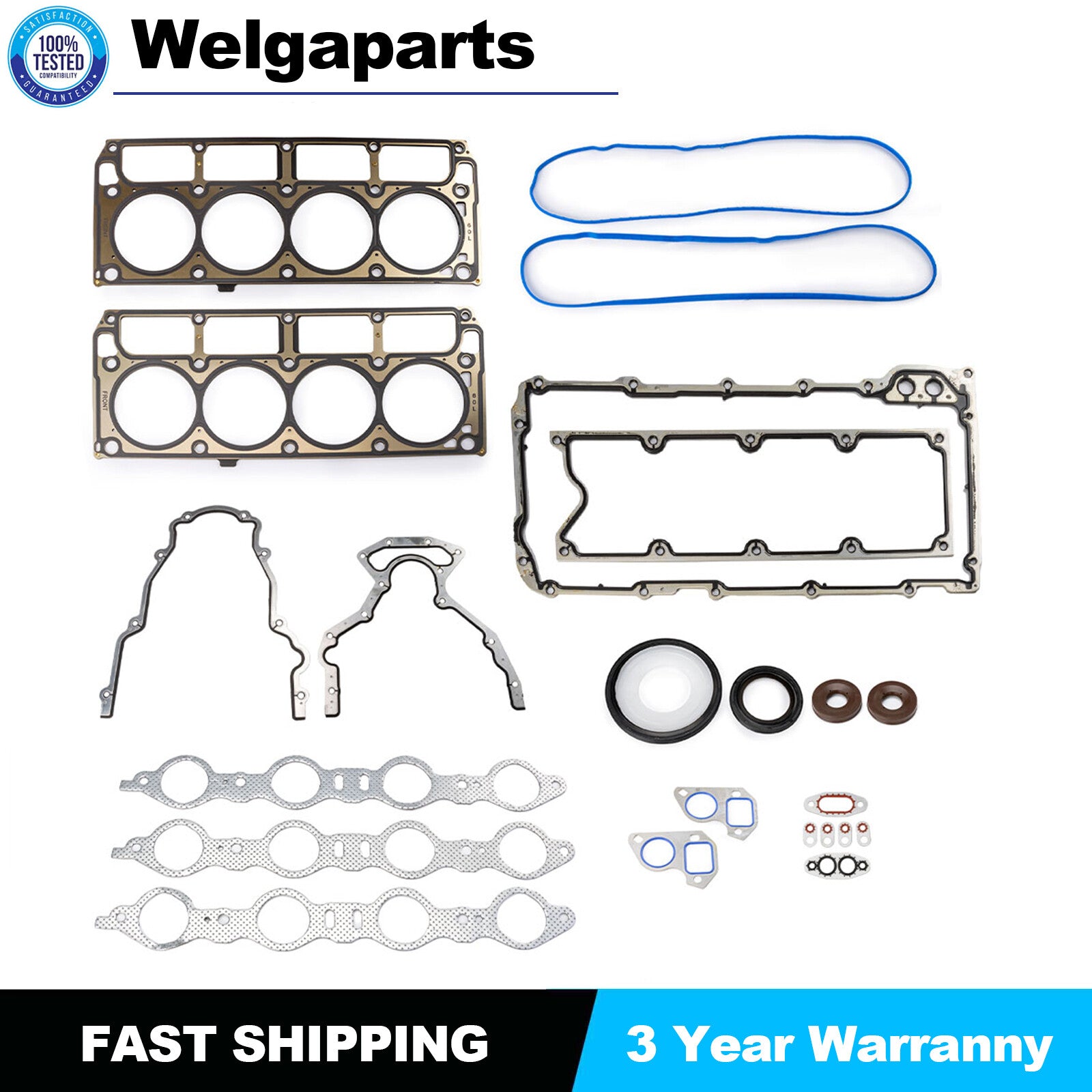 Head Gaskets  GEN 3 LS Gasket Set Kit Fit for Chevy LS1 LS6 LQ4 LQ9 4.8 5.3 5.7