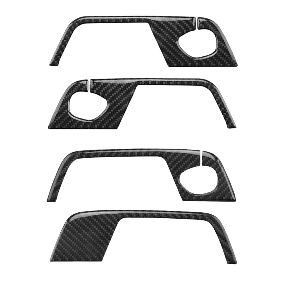 Carbon fiber car door interior trim panel for Audi A4 S4 2005-2008