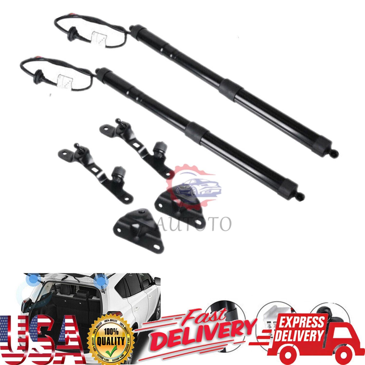 2pcs Power Hatch Lift Strut Rear Tailgate 6892009010 for Toyota RAV4 2013-2018