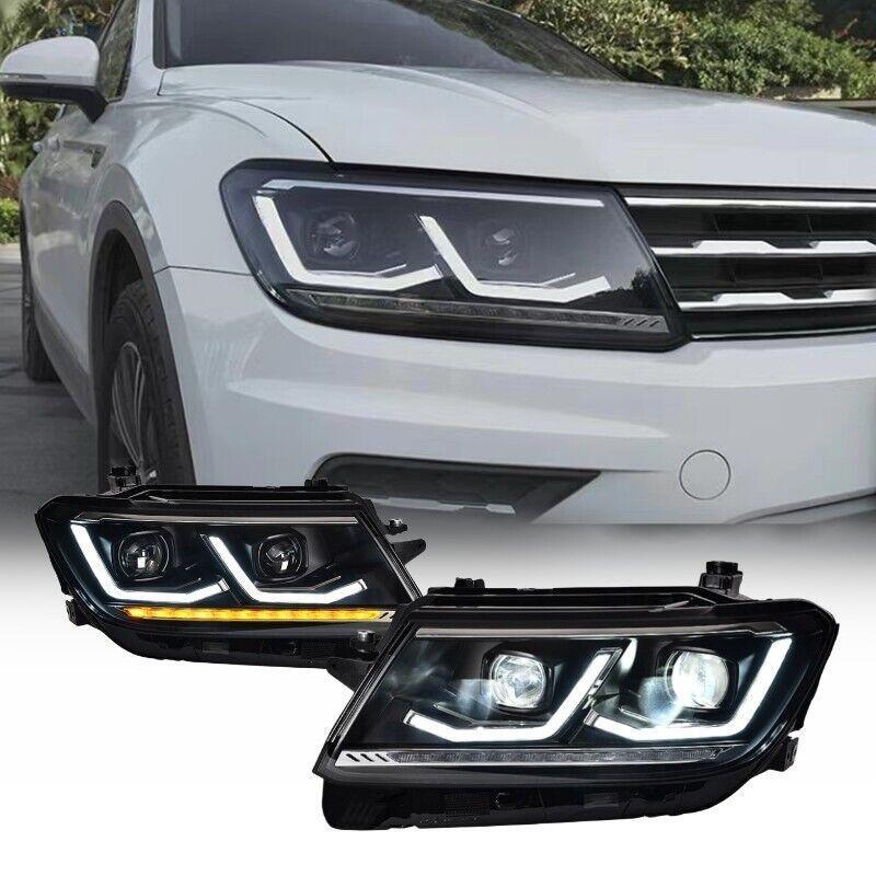 LED headlight upgrade for Volkswagen for Tiguan L 2017-2021, including DRL projector headlights.