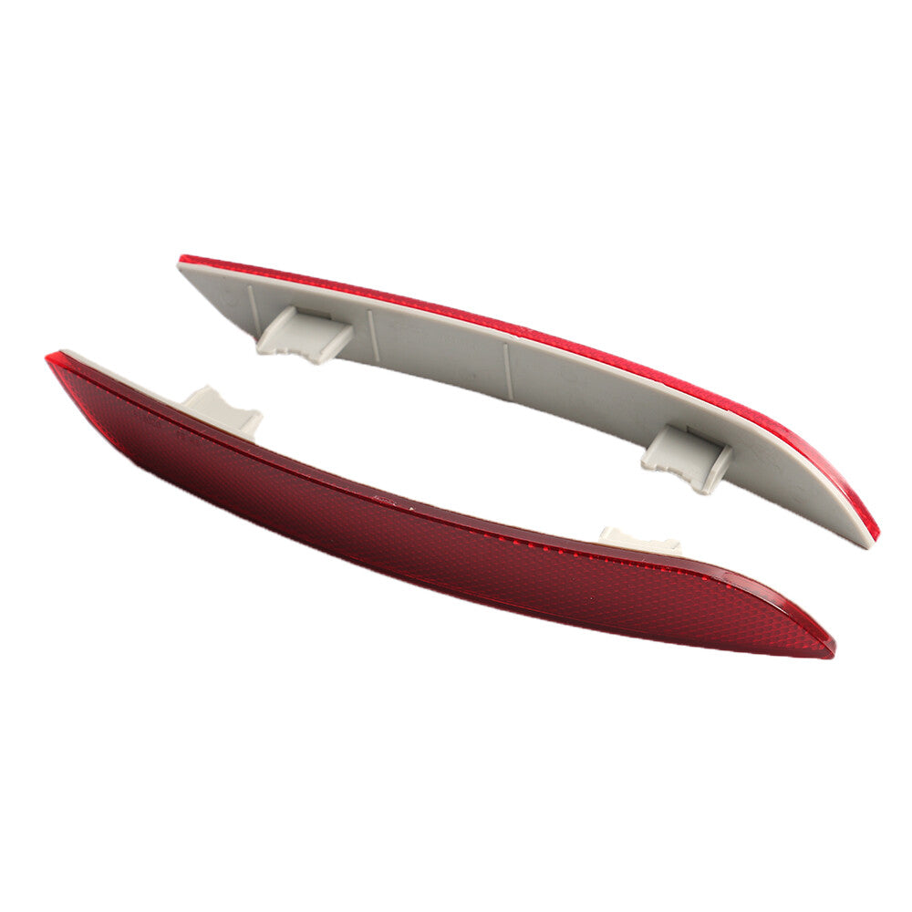 Pair Rear Bumper Reflector Red For 5 Series E12 E28 E34 E39 E60 E61 2009-2013